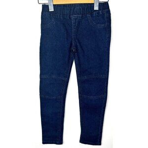 Pumpkin Patch Girls Denim Jeans Pull On Elastic Waist Stretch Blue Size 7